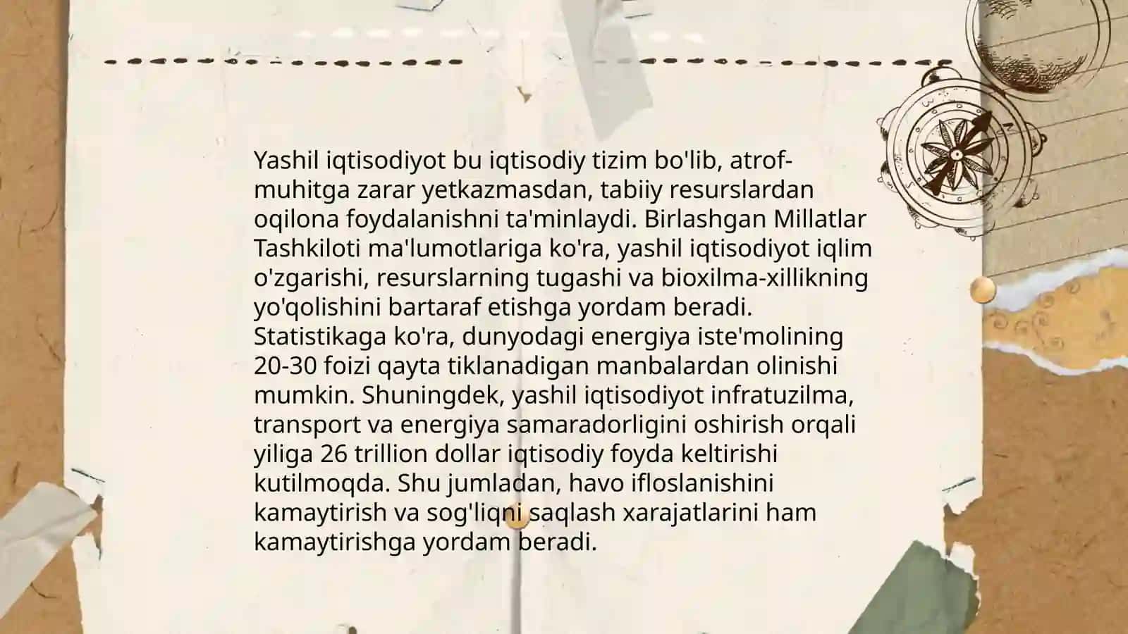 Yashil Iqtisodiyot Nima? 3
