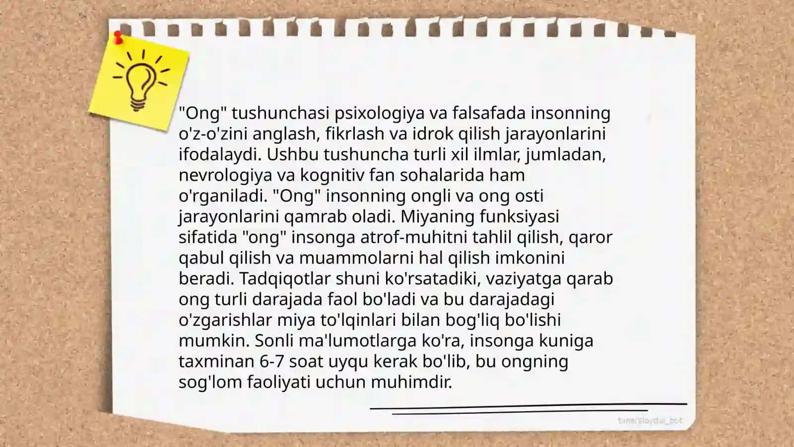 Ong haqida tushuncha va kuning xossalari 3