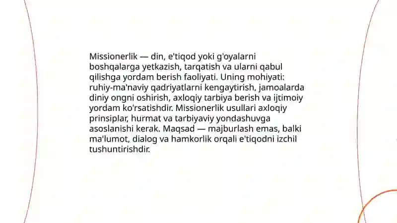 Missionerlik 3