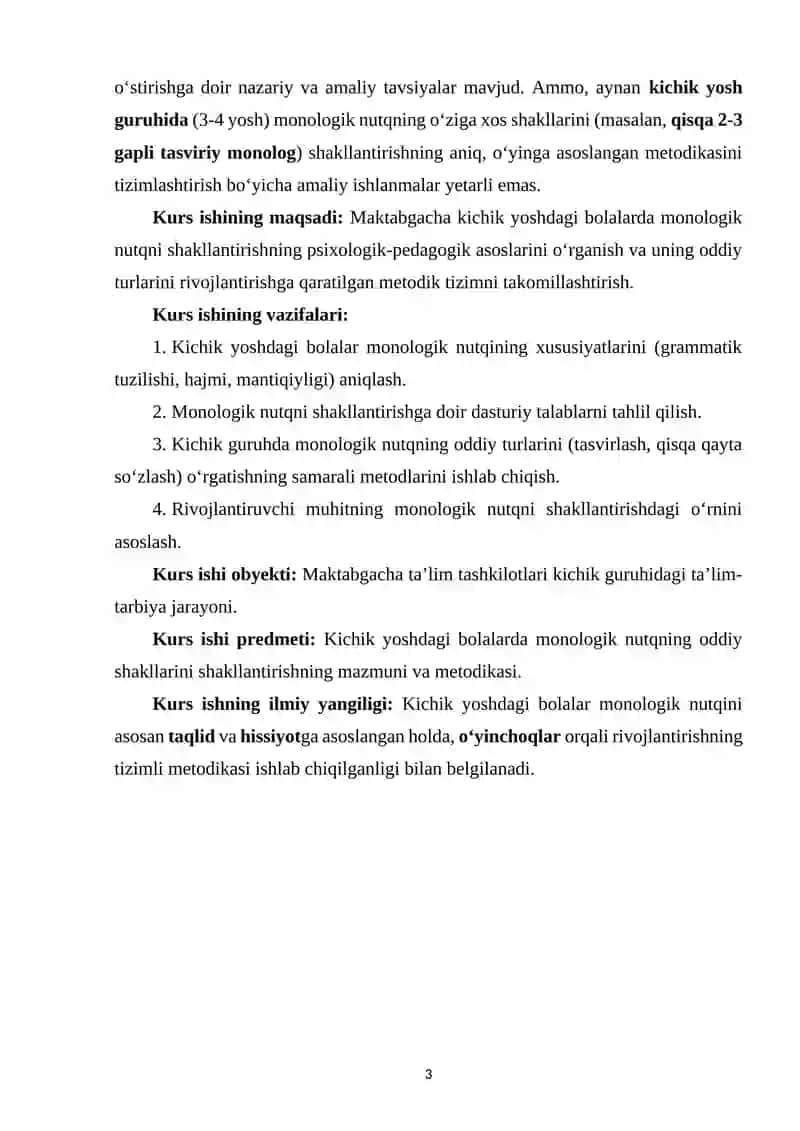 MAKTABGACHA KICHIK YOSHDAGI BOLALAR NUTQINI O‘STIRISH VAZIFALARI 3