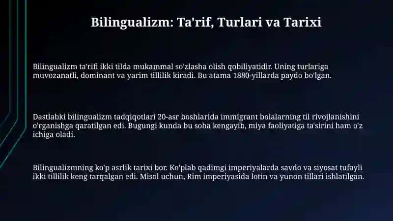 Bilingualizm 3