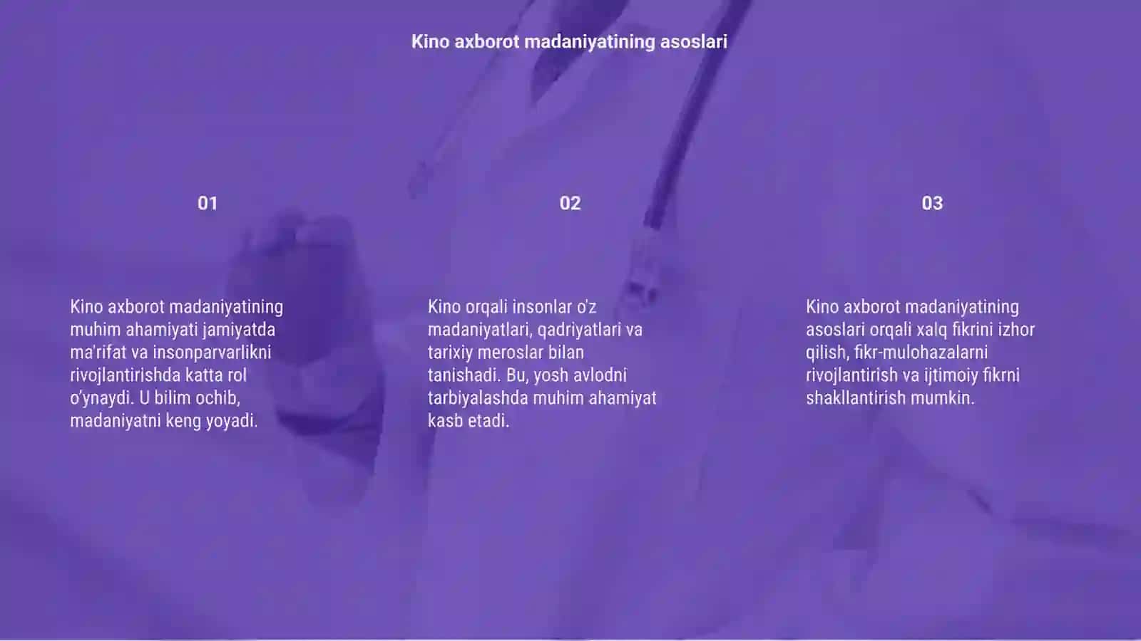 Kino axborot madaniyaatining muhim ahamiyati 3