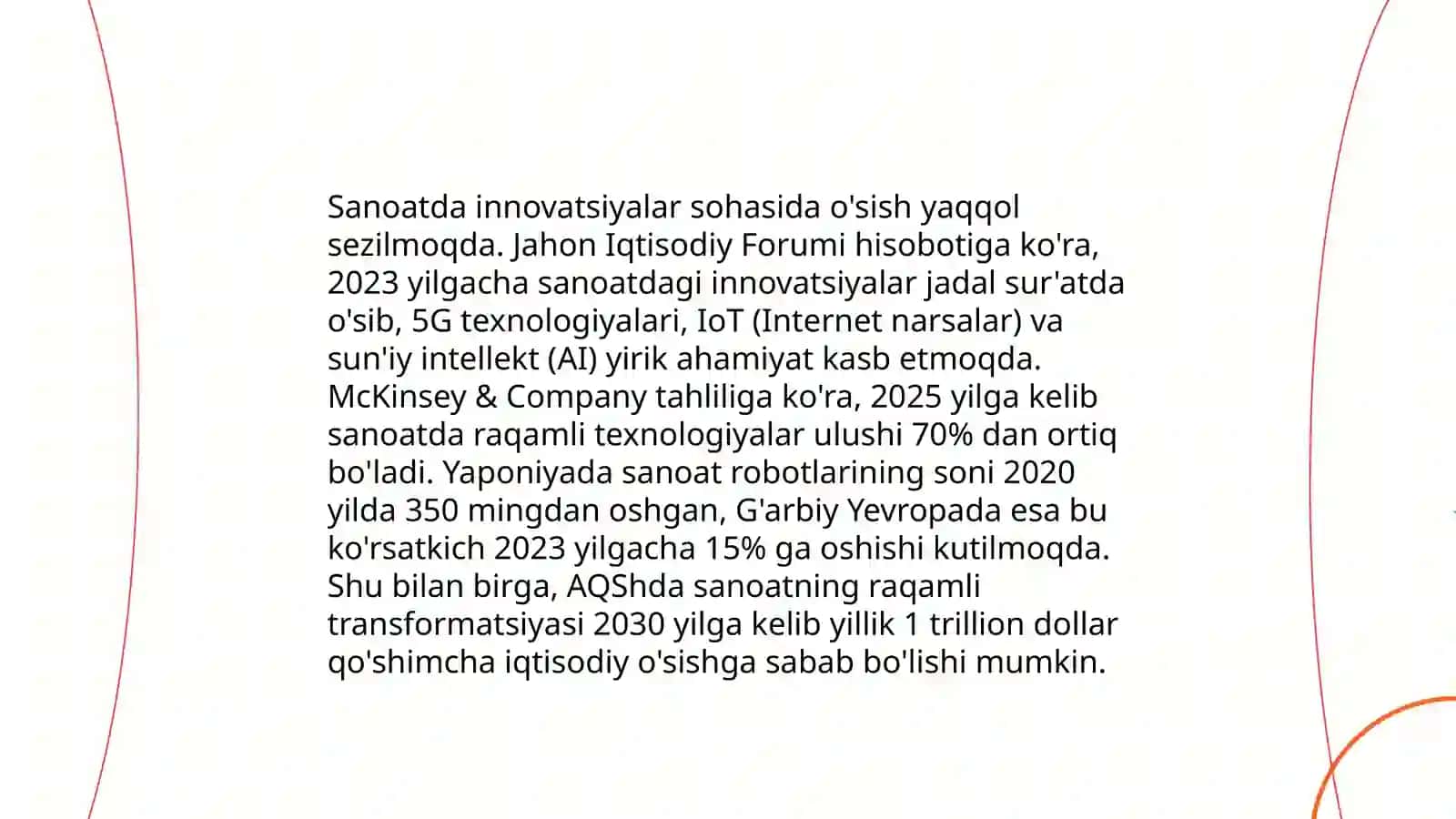 Sanoatda innovatsiyalar 3