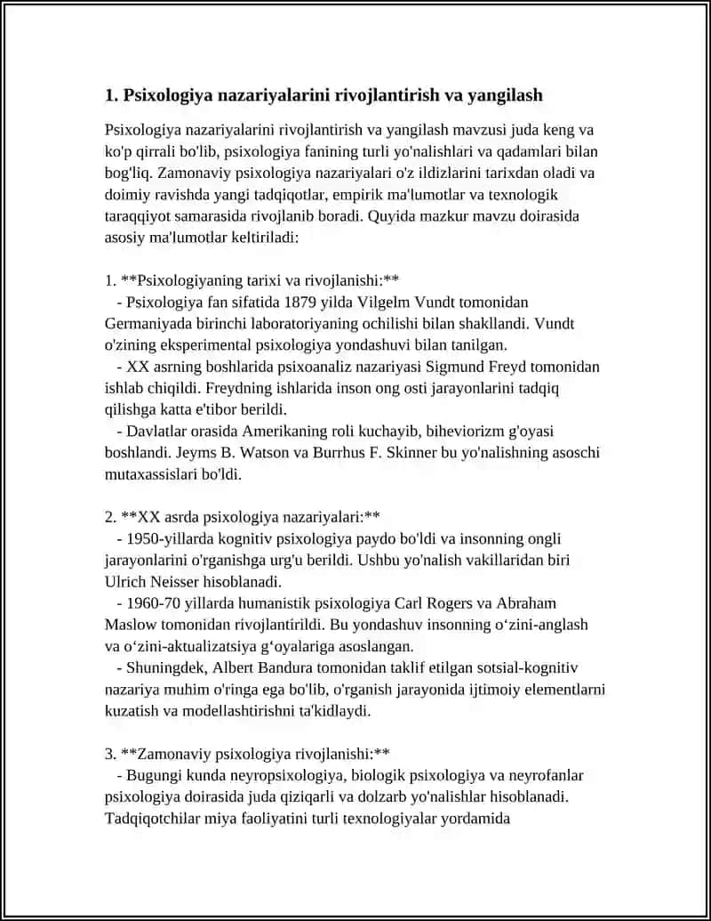 PSIXALOGIYANI RIVOJLANTIRISH 3