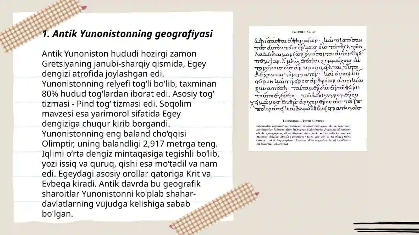 Antik davrida Yunoniston rivoji 3