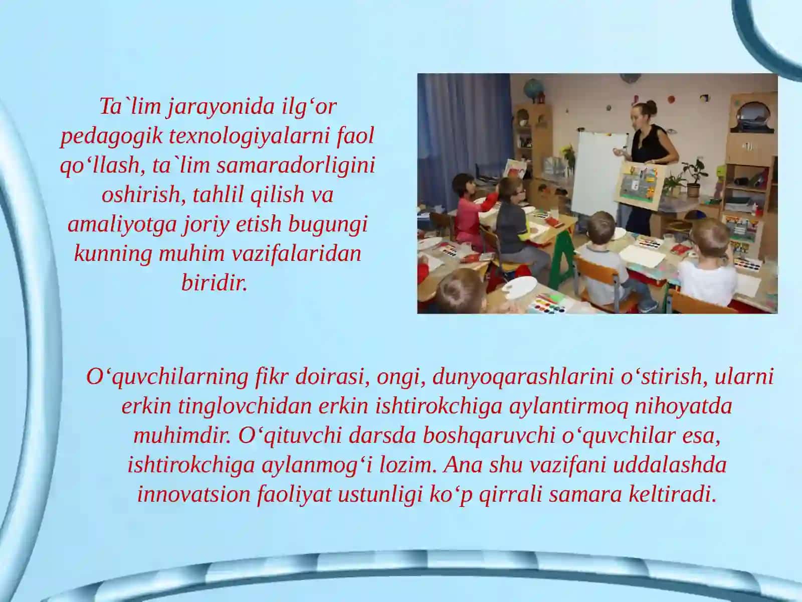 Pedagogik texnologiyalar 3
