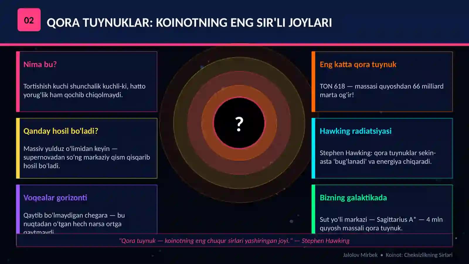 KOINOT: CHEKSIZLIKNING SIRLARI 3