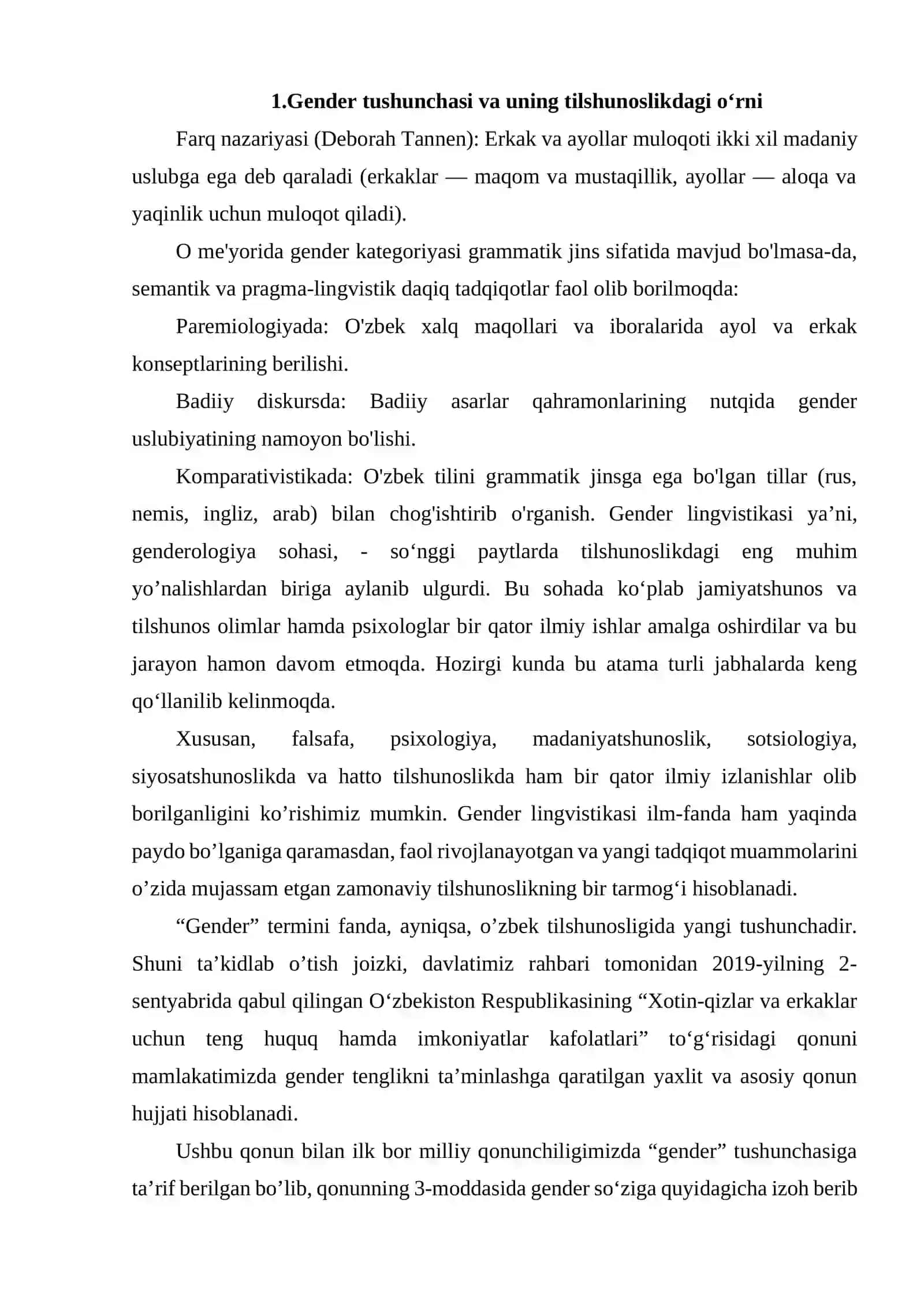 GENDER TILSHUNOSLIGI 3