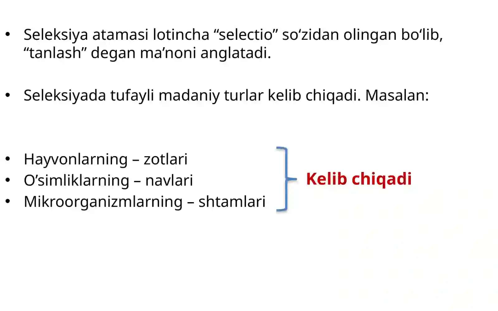 SELEKSIYA ASOSLARI 3