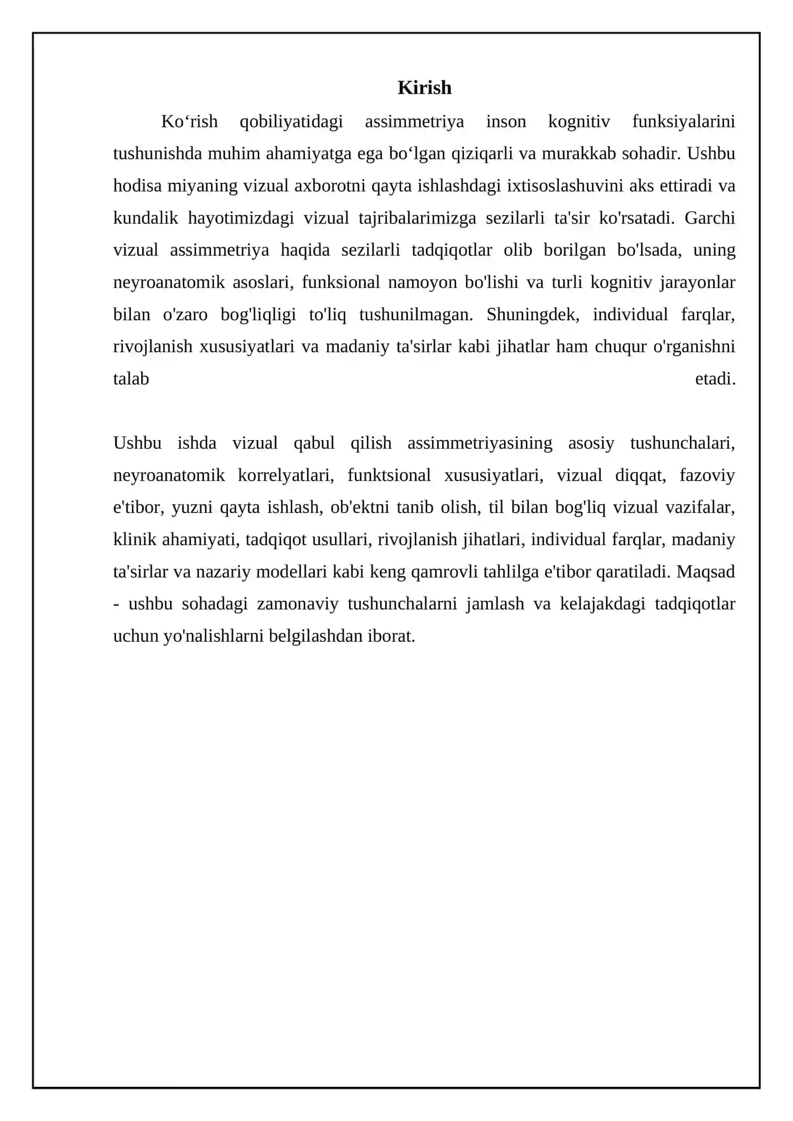 Koʻrish idroki assimetriyasi 3