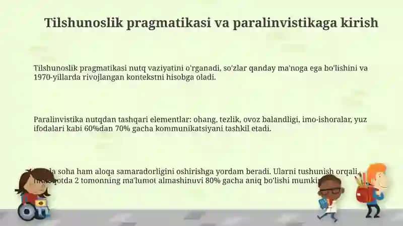 Lingvopragmatika va paralinvistika 3
