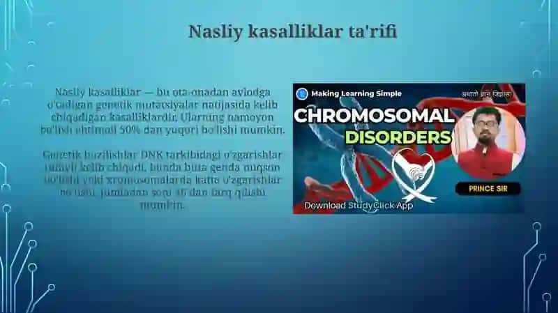 Nasliy kasalliklar 3