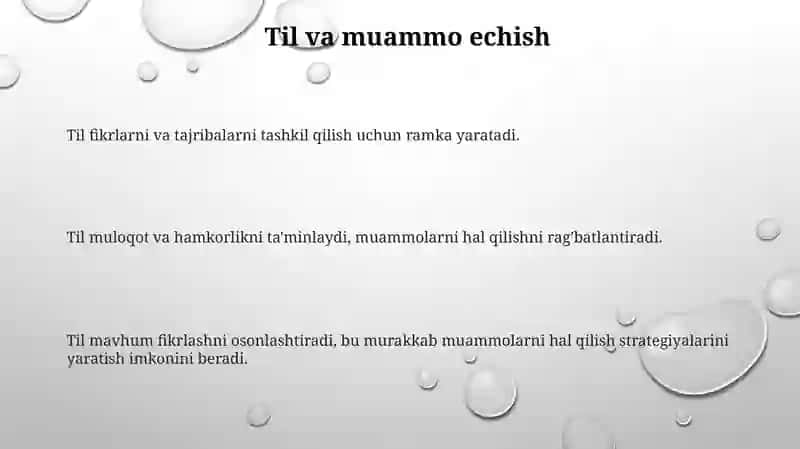 Tilning Ahamiyati 3