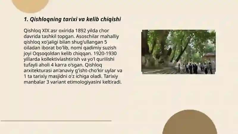 Qishloqning tarixi va kelib chiqishi 3