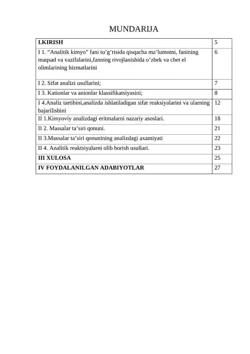 Analitik kimyoda massalar tasiri qonuni 3