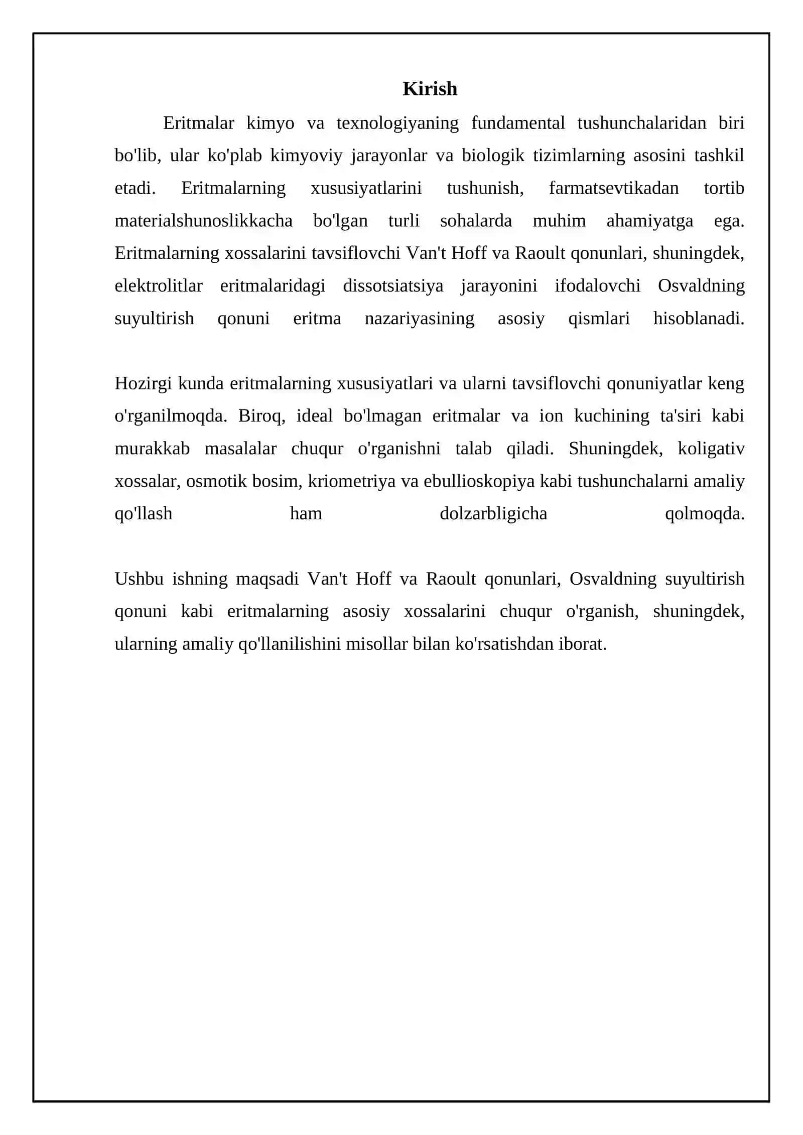 Eritmalar kimyo va texnologiyada 3