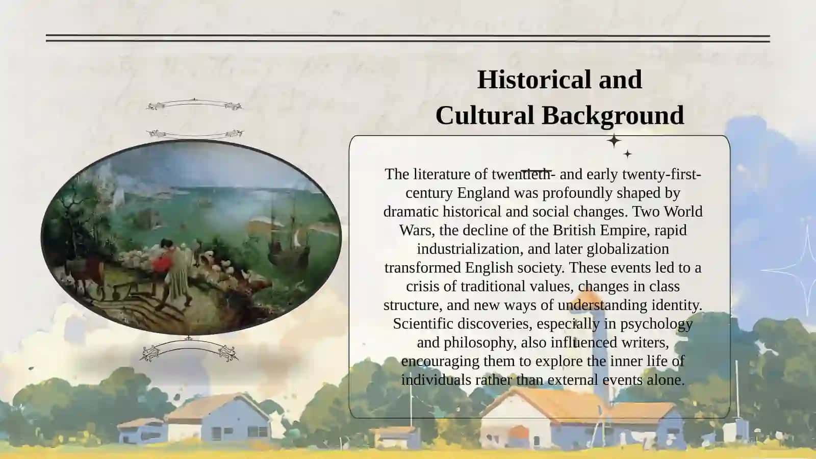 XX -XXI century literature in England 3