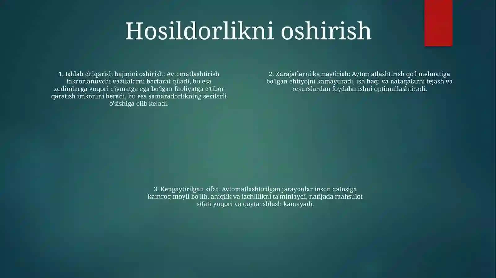 Japayonlarni Avtomatlashtirishning Axamiyati 3