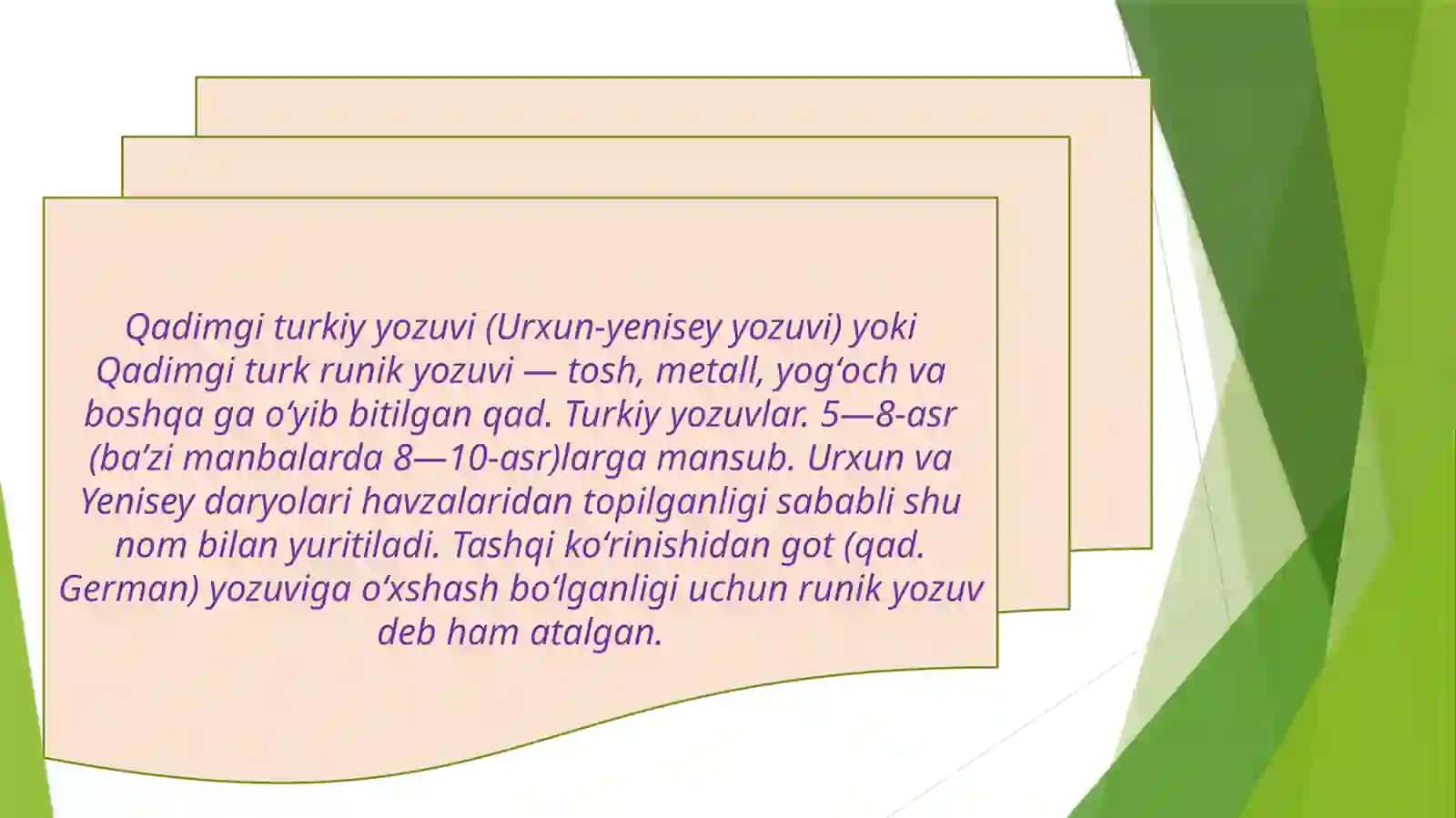 Turkiy run alifbosining shakllanishi haqida farazlar 3
