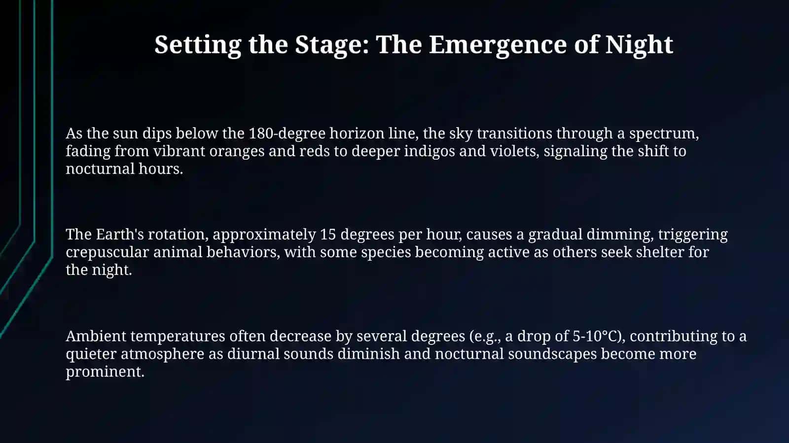 The Midnight Hour: Setting the Stage 3