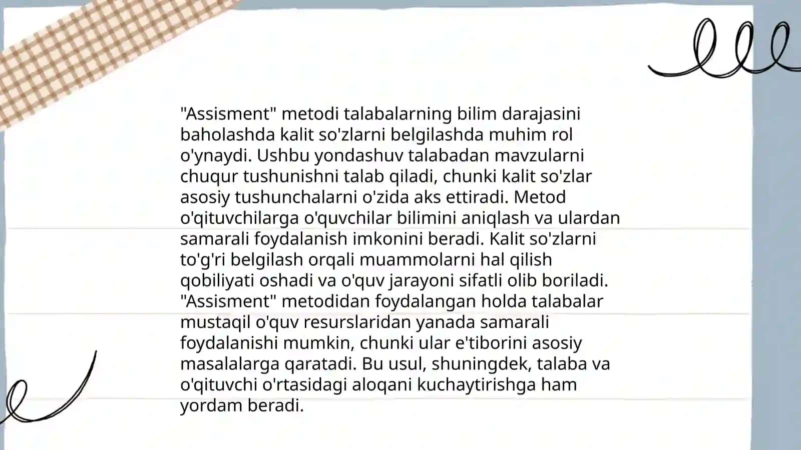 O'quv vaziyatlarini tahlil qilish metodlari 3