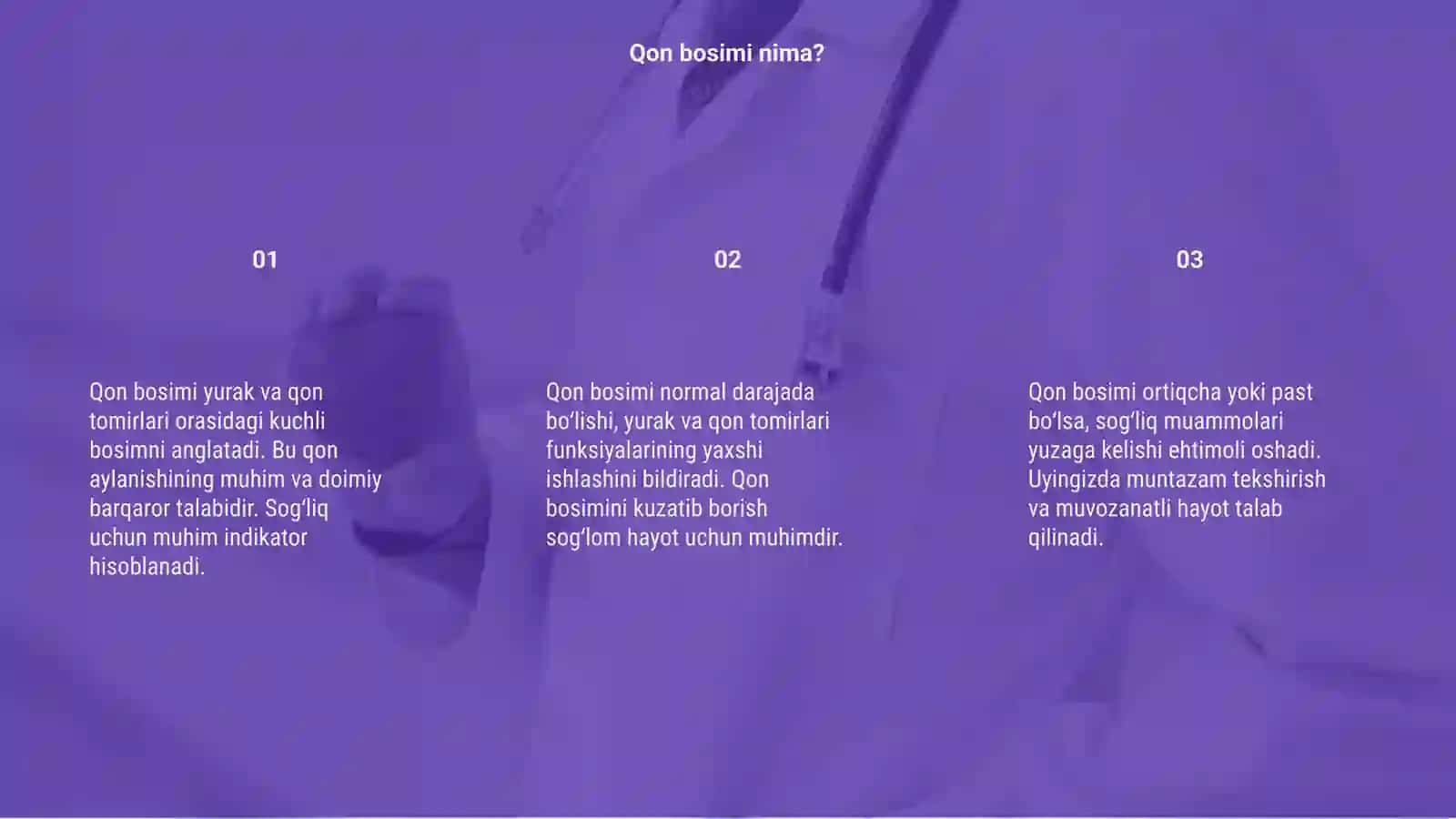 Qon bosimi 3