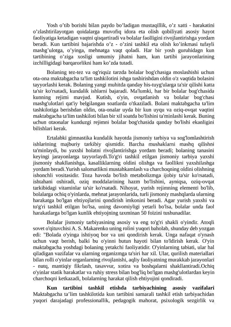 Kun tartibi tashkil etish ma'ruza matni 3