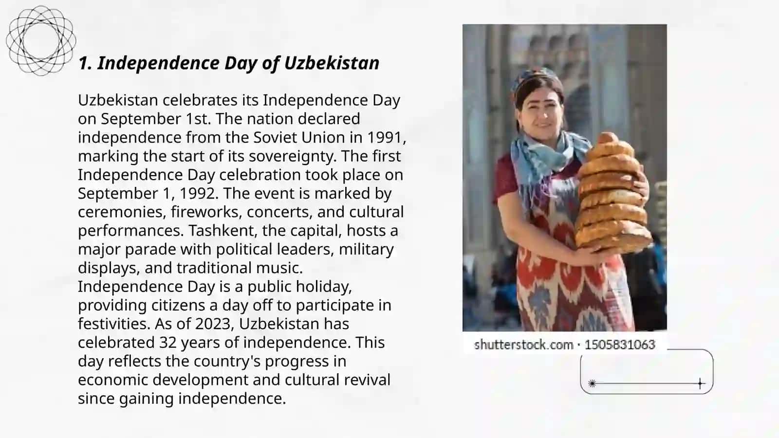 National holidays of Uzbekistan 3