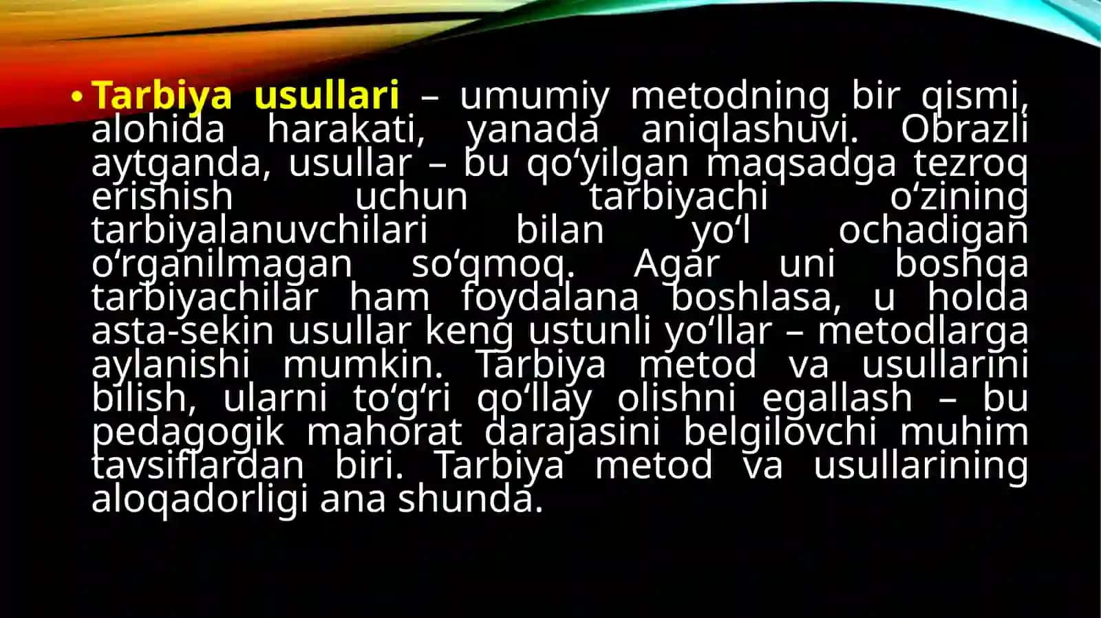 Tarbiyaning umumiy metodlari 3
