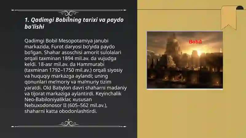 Qadimgi Bobil 3