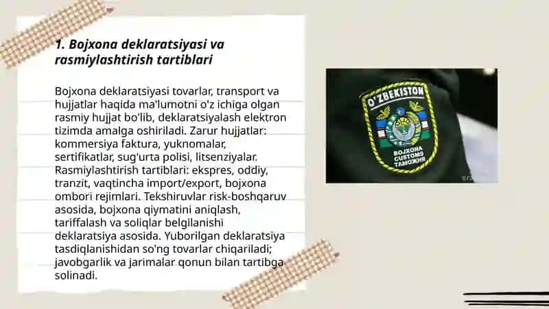 Bojxona Xizmati 3