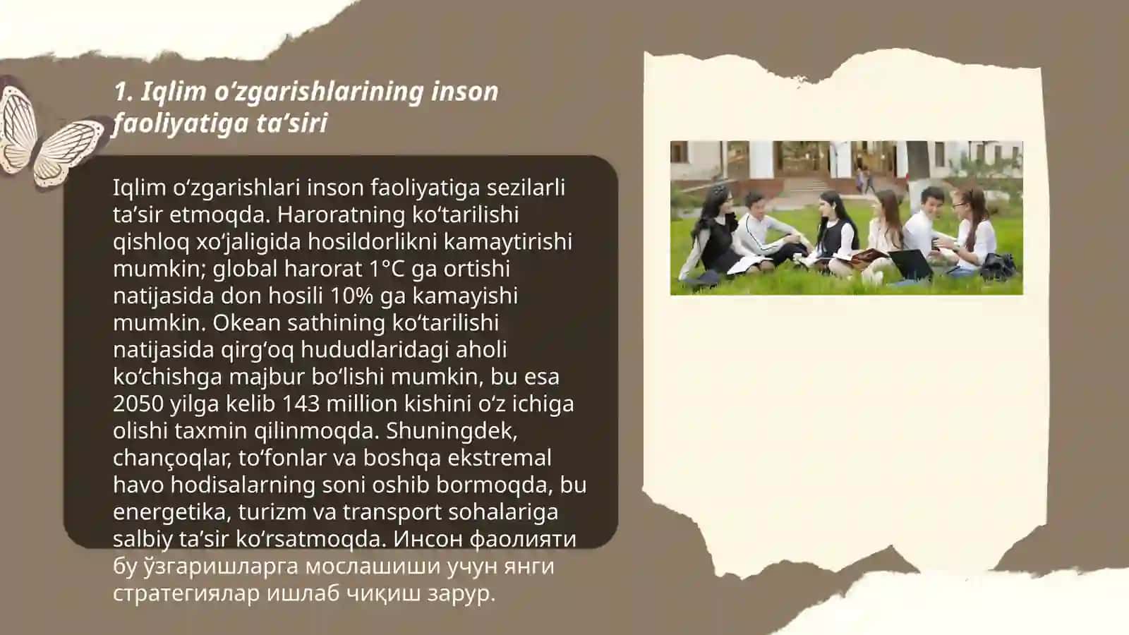Tabiat va jamiyat oʻrtasidagi oʻzaro munosabatlar 3
