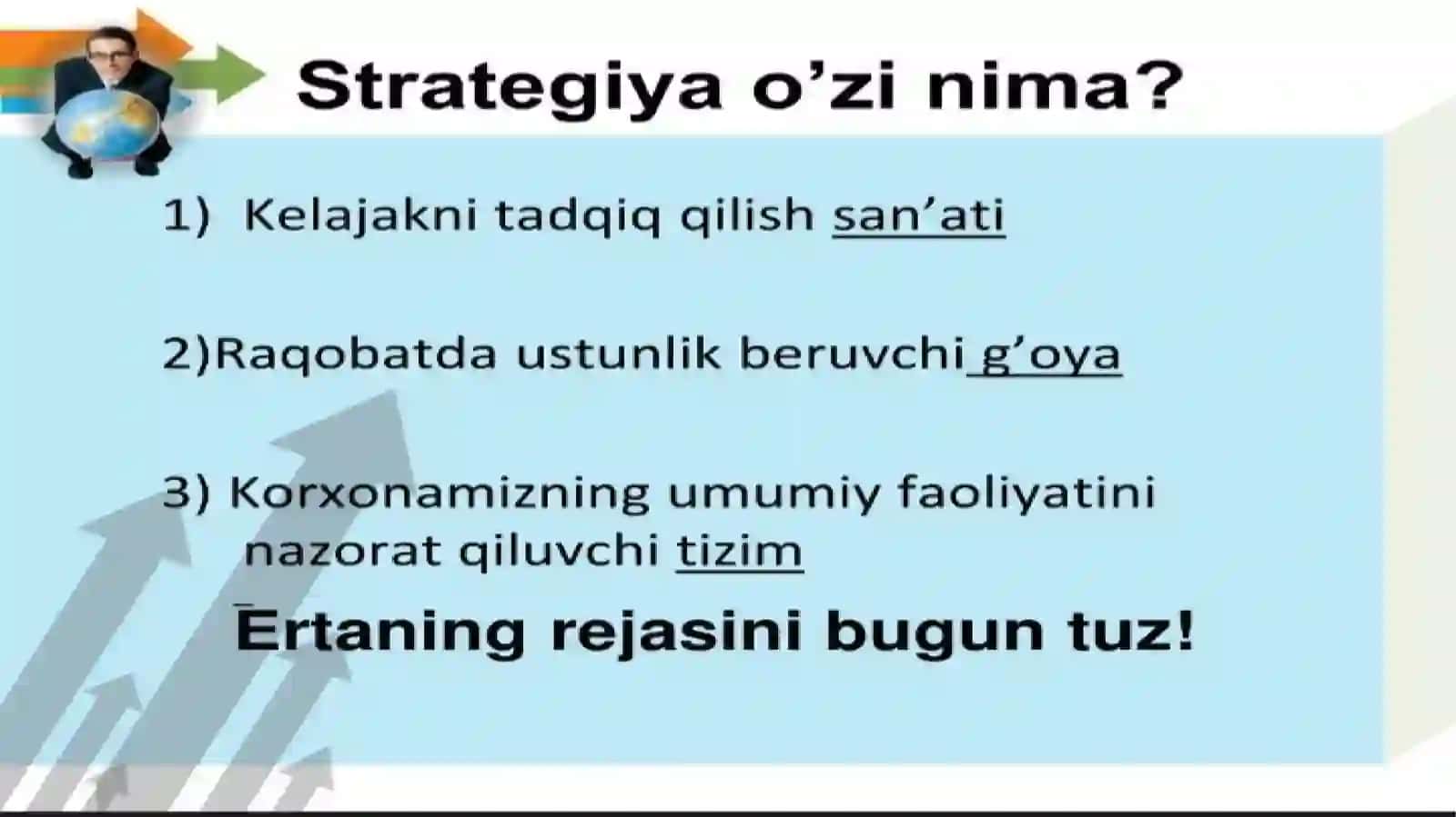 Strategik boshqaruv 3