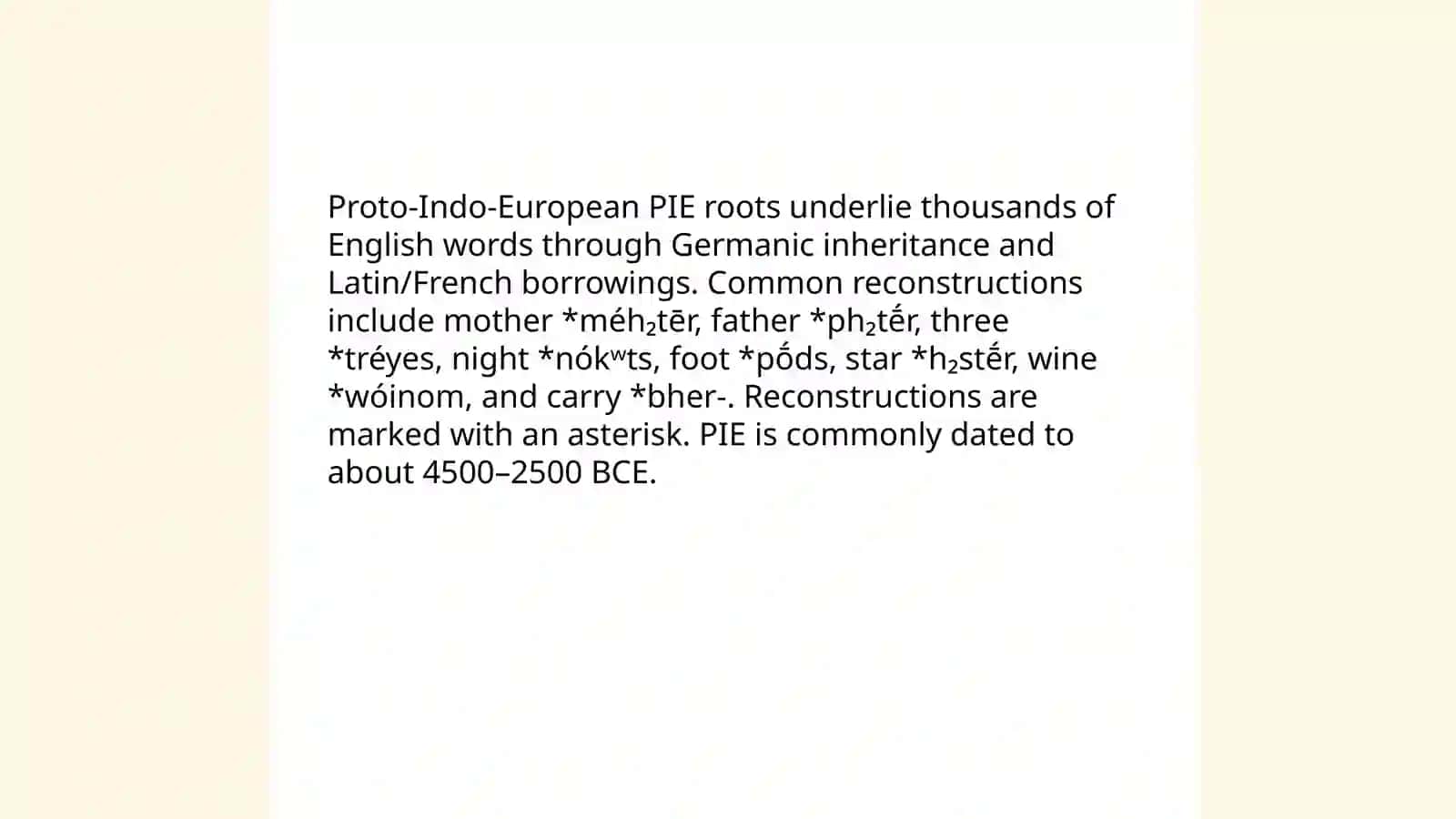 Etymology of words 3