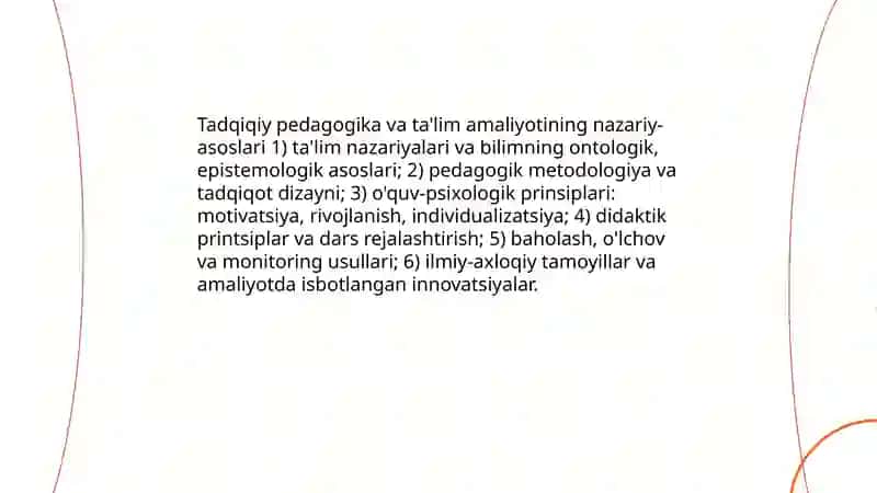 Tadqiqiy pedagogika va ta’lim amaliyoti 3
