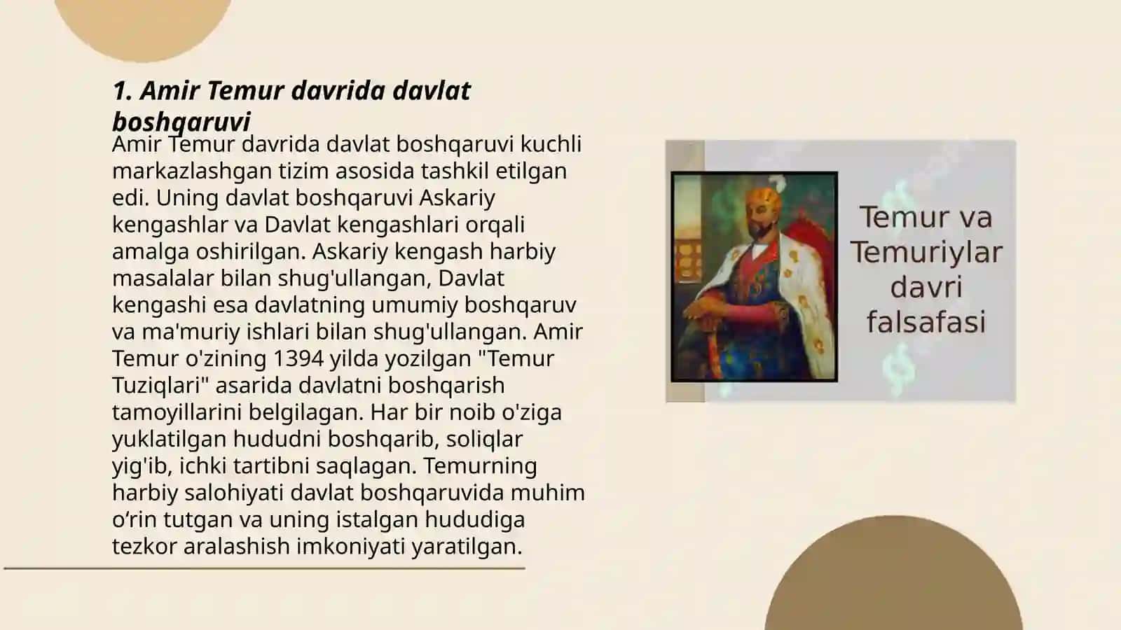 Amir Temur ulli mâmleketlik ğayratker 3