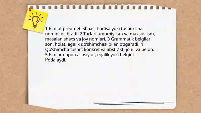Ona tilida so’z turkumlari 3