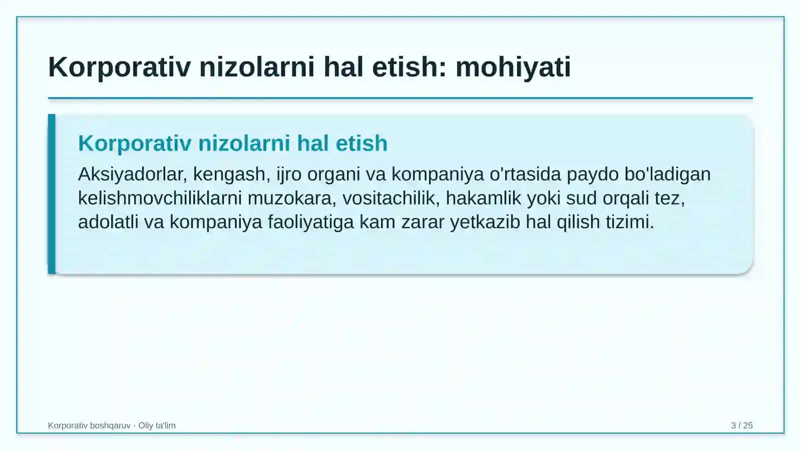 aviakompaniyalarda korporativ nizolarni hal etish 8285 3