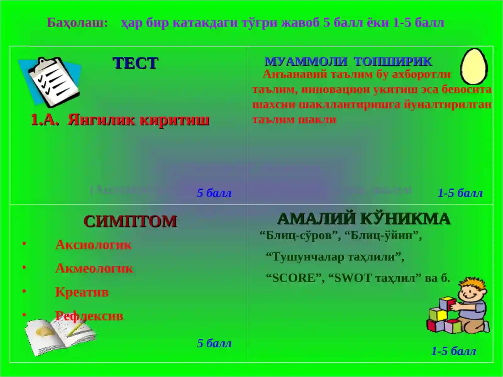 "Ассесмент" техникаси 3