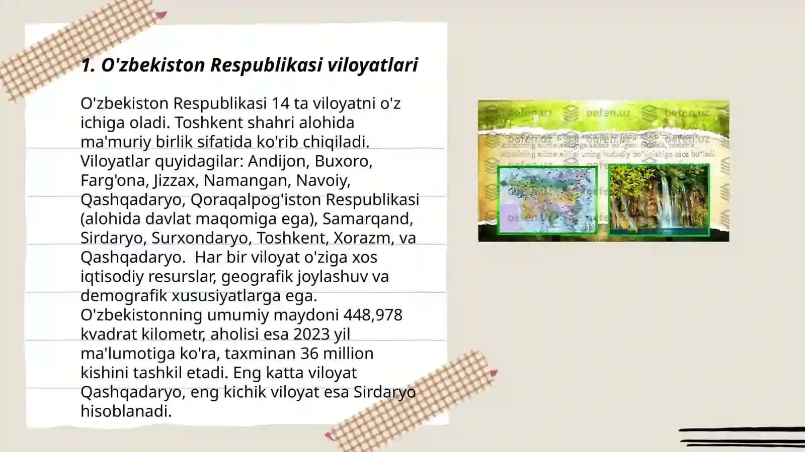 O’zbekiston Respublikasi ma’muriy hududiy bo’linishi 3