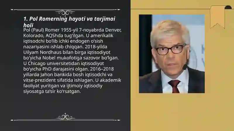 Pol Romerning hayoti va tarjimai holi 3