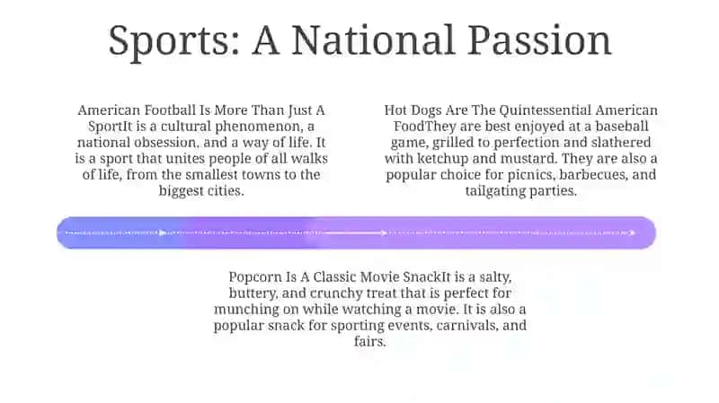 American Food And Sports 3