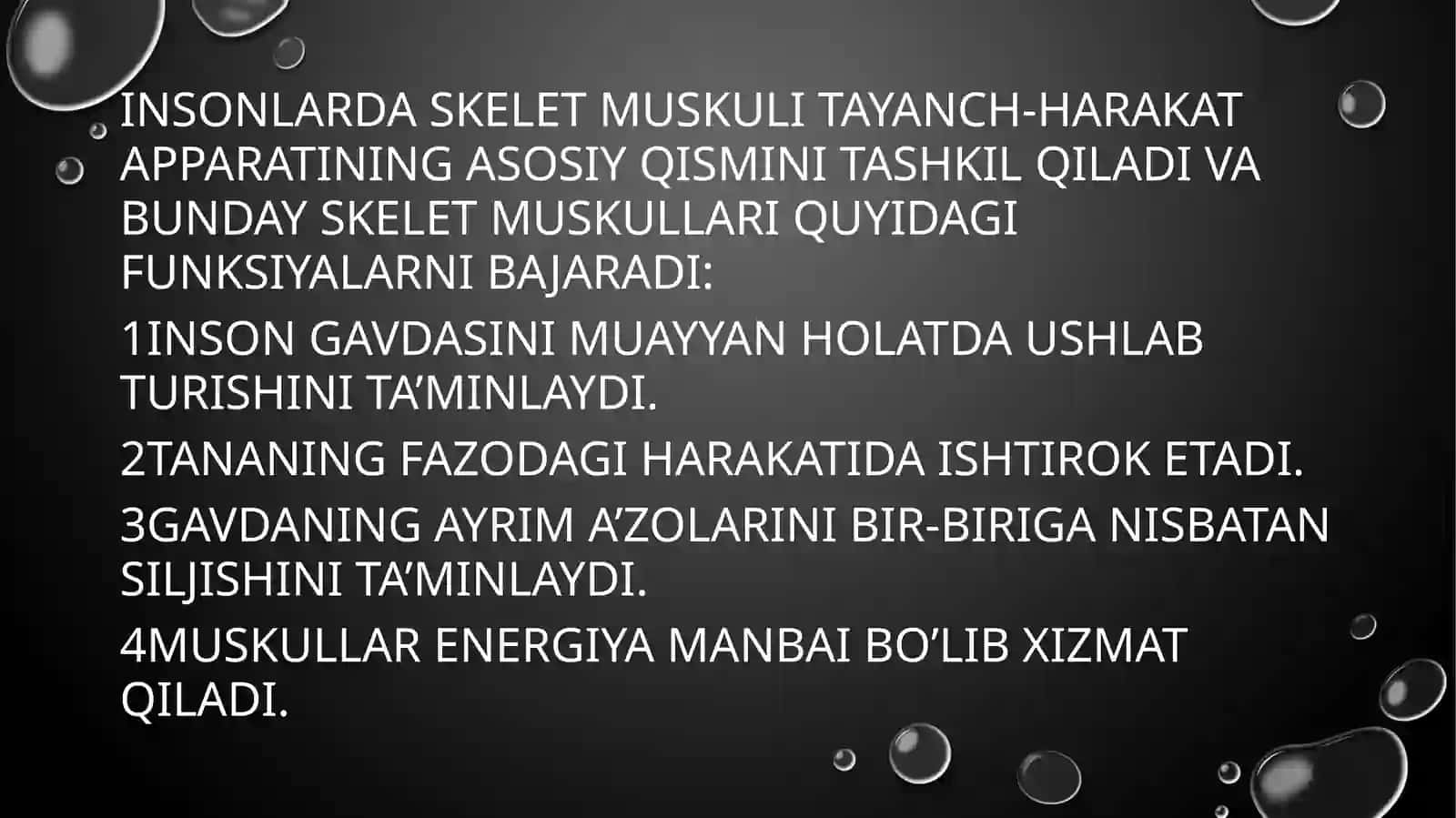 Mushak xossalarini o’rganish usullari 3