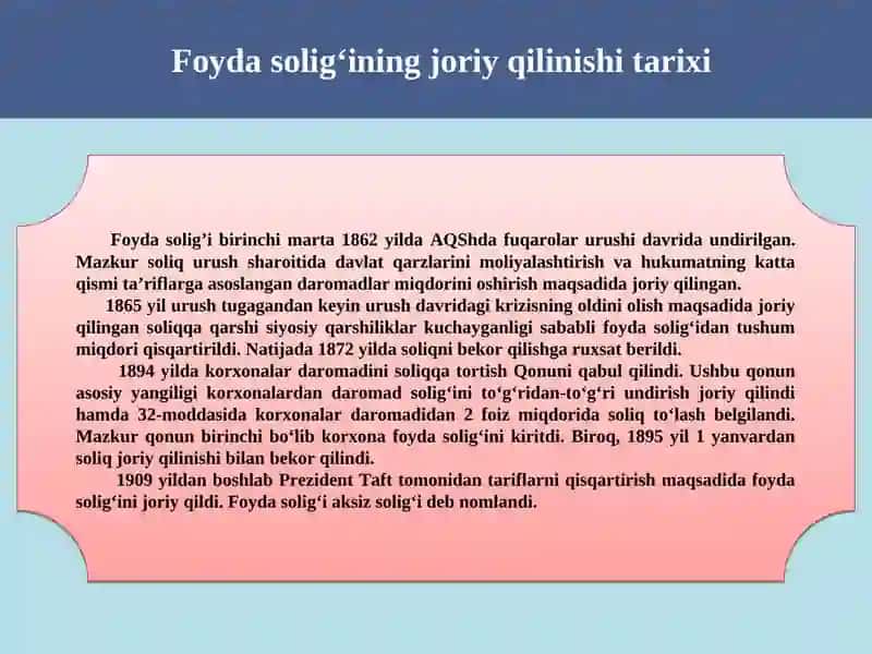 Foyda solig‘i 3