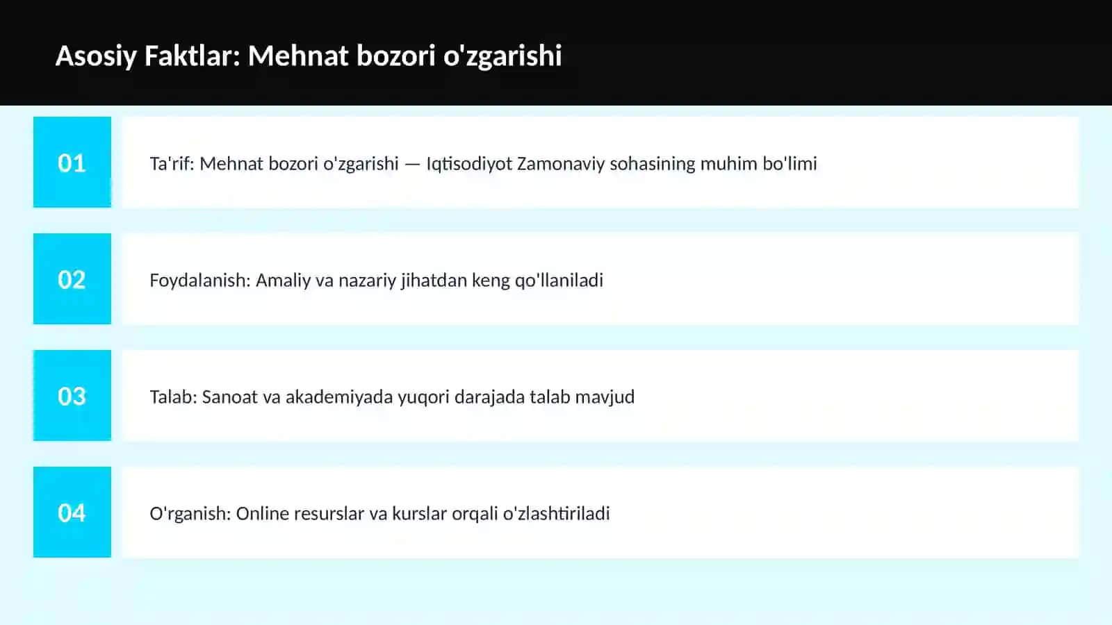Mehnat bozori o'zgarishi 3