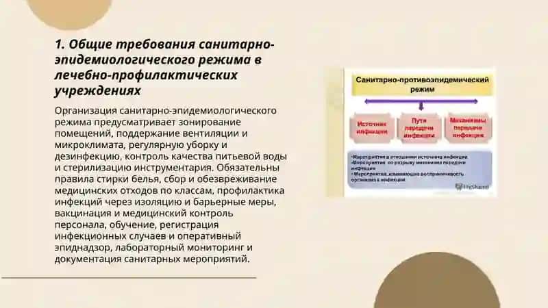 Санитарно-эпидемиологический режим в лечебно-профилактических учреждениях 3