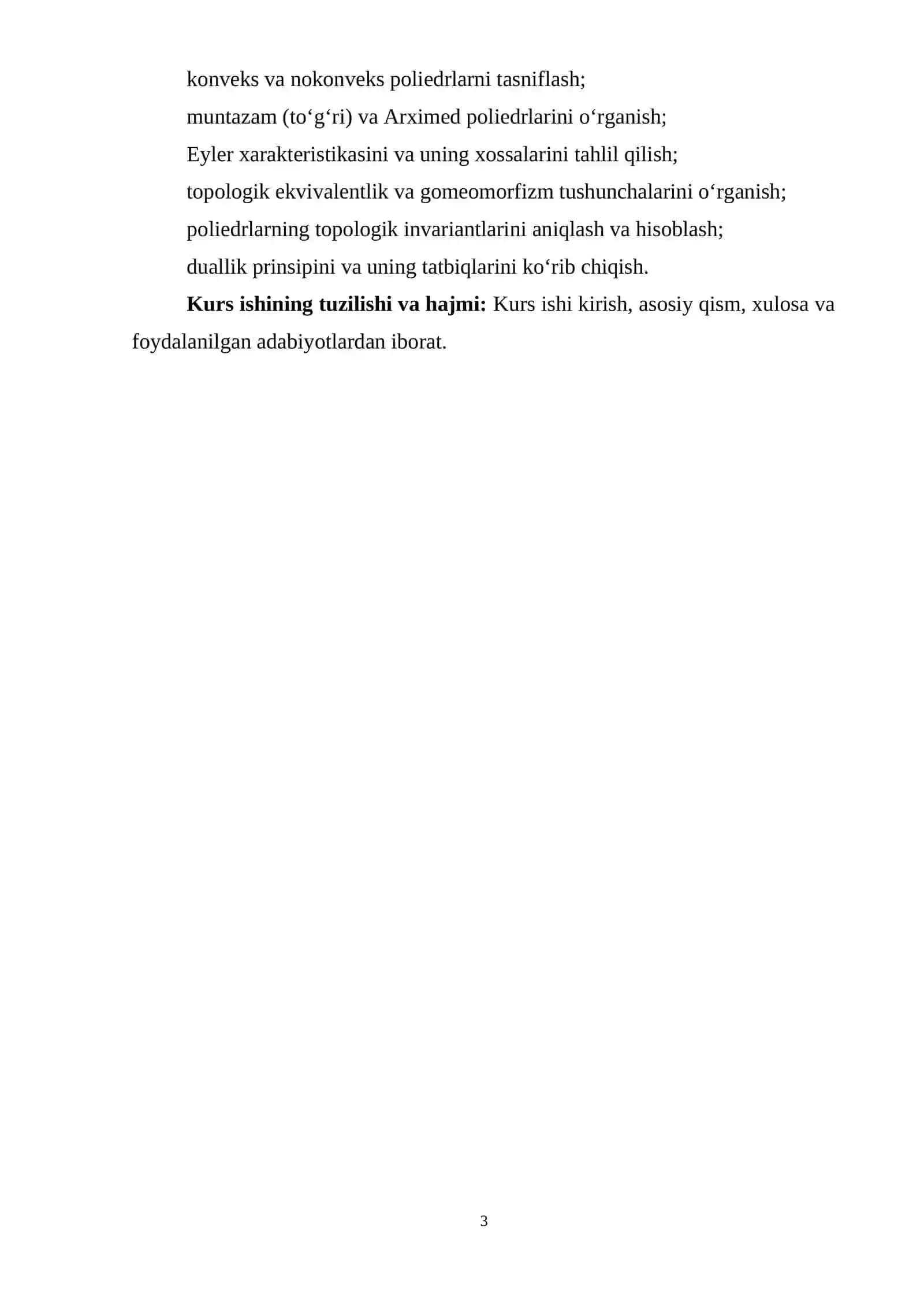 Poliedrlar va ularning topologik xossalari 3