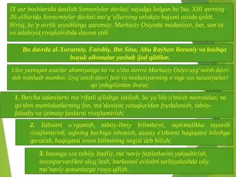 Markaziy Osiyo Mutafakkirlari Ijodi 3