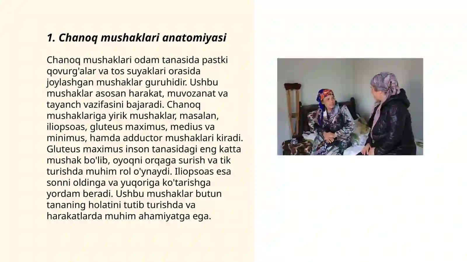 Chanoq Mushaklari 3