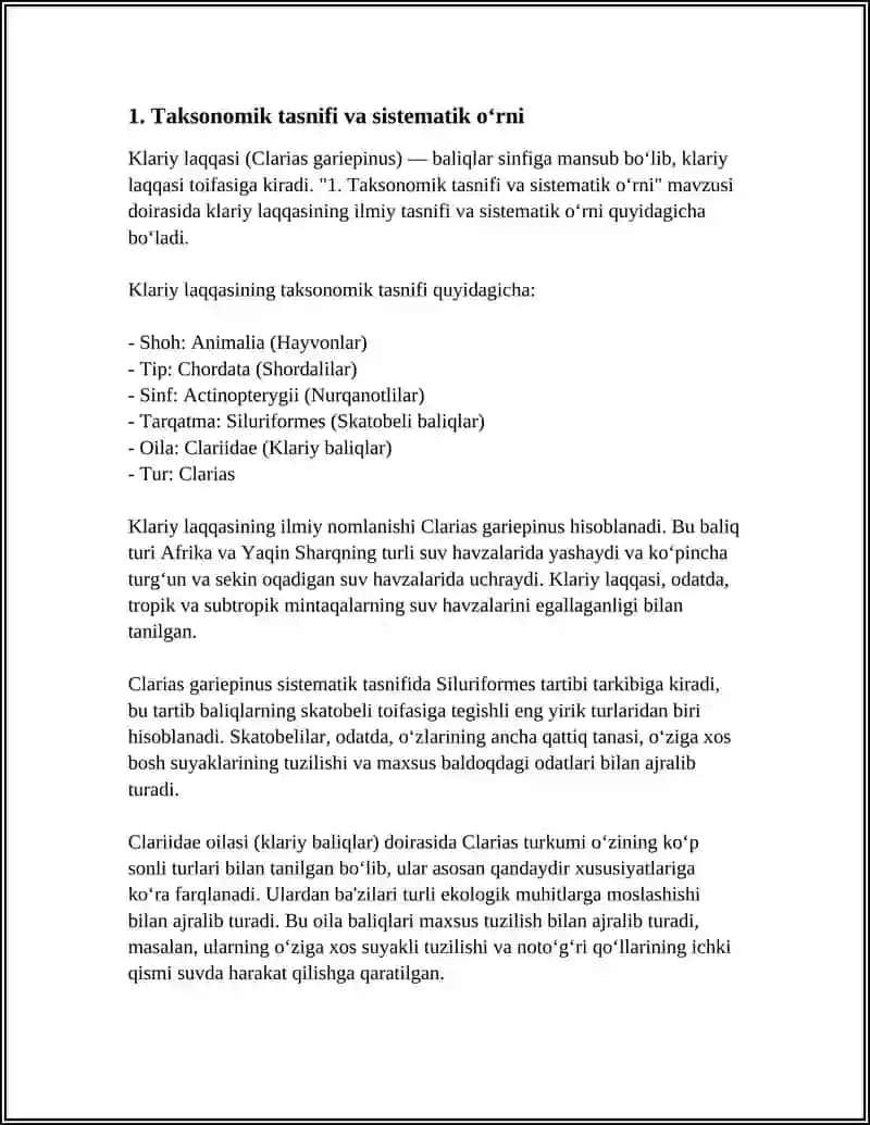 KLARIY LAQQASINING BIOLOGIK XUSUSIYATLARI 3